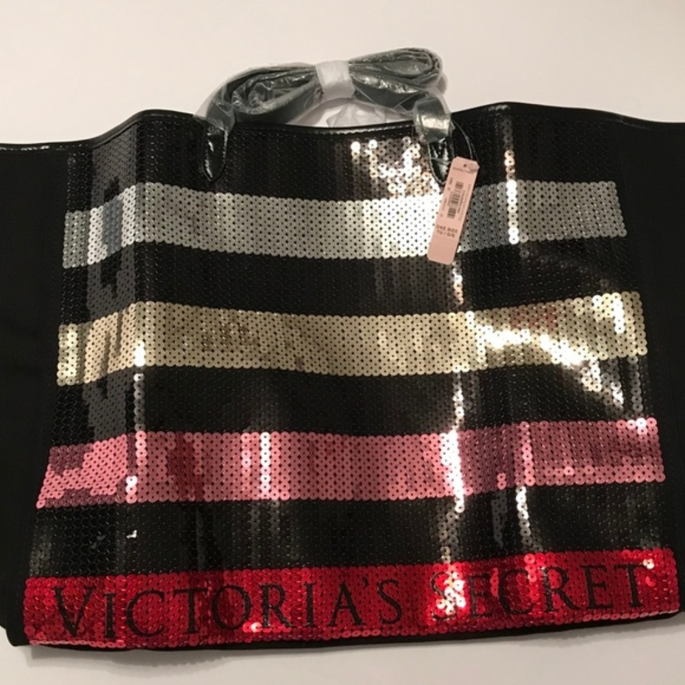*NWT* Victoria Secret Sequin tote bag